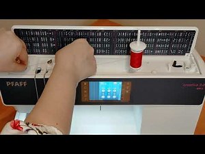 Máquina de bordar PFAFF CREATIVE 3.0 - ENHEBRADO Y LIMPIEZA