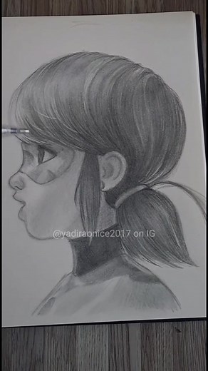 Miraculous Ladybug Movie: LadyNoir and Adrinette Sketch Drawings
