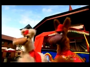Nuzzle And Scratch Meets Mr Summers At The Theme Park (Poland)