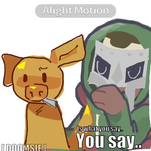 [ #ANIMATION ] doomsie if he WASNT goated😁💔 \\\\ TAGS // #MFDOOM #QUASIMOTO #MADLIB #FORYOU