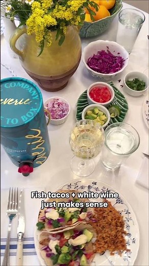 Fish Tacos + White Wine Just Makes Sense 🍷🌮 | Easy Taco Tuesday Pairing
