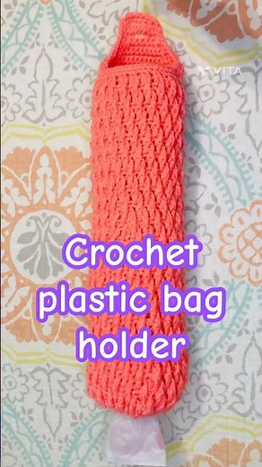 Crochet Bag Holder *See Tutorial*#crochet #beginners #diy #new