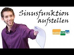 Sinusfunktion aufstellen, Trigonometrie, Mathe Nachhilfe by Mathehilfe24