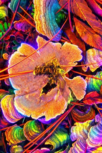 Watch a rainbow mushroom bloom in time-lapse—time slows, colors awaken, and your mind drifts into calm. 🌈✨ As the mushroom opens, each color breathes into the next. Your thoughts soften… your focus sharpens. It feels like meditation without effort— a quiet hypnosis where color, time, and awareness gently entangle, as if the universe is reminding you how to be still. Breathe in. Watch the hues unfold. Let concentration become calm. Let calm become wonder. ✨ Fun Touch Many mushrooms grow silently