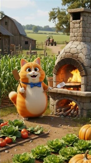 5 Secrets to Running a Successful Chicken and Cattle Farm with Cats! #aicat #animals