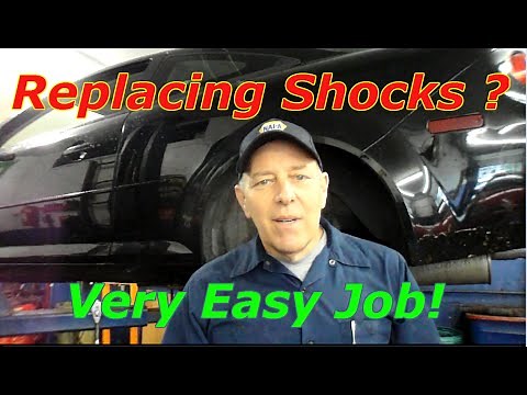 How to replace the rear shocks on a 2006 Chevy Cobalt
