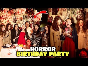 Scary Horror Birthday Party😱| Fatima Hira Churail Bn kr Agyin👹| Sab Dekh Kar Dar gaye🤣|Sistrology