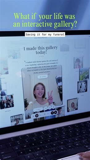 Janus Tiu on Instagram: "Saving it for my funeral. Didn’t expect building this to hit me emotionally, but here we are. Built this in 1 day using Google AI Studio. It’s an interactive memory gallery that turns life moments into timelines, orbits, and themed clouds. AI helps generate the text, detects the mood of each memory, and adjusts the voice + lo-fi music in real time. - Tech stack in nutshell: - Gemini API - Three.js / React Three Fiber - MediaPipe hand-gesture navigation - Framer Motion fo