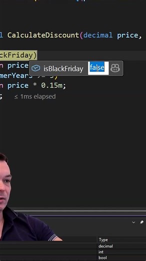 This one trick cuts debug time in half. @followers Paused at a breakpoint? Cool. Now edit the value and see what happens. Follow for more actually useful dev shortcuts #programmingtips #CSharp #raketementoring #debugging | Florian Rakete