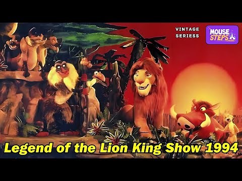 "Legend of the Lion King" Full Show 1994 at Magic Kingdom Plus Pre-Show - Vintage Walt Disney World