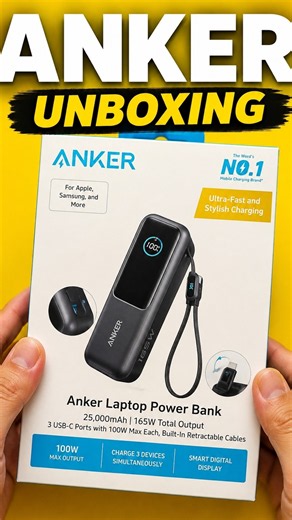 I UNBOXED ANKER'S 25,000mAh POWER BANK! ⚡
