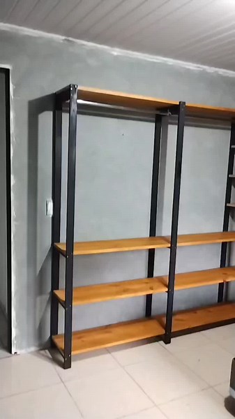 closet em madeira estilo industrial! EAI OQUE ACHOU? #tendencia #CLOSET #madeira #estiloindustrial #moderno #qualidade