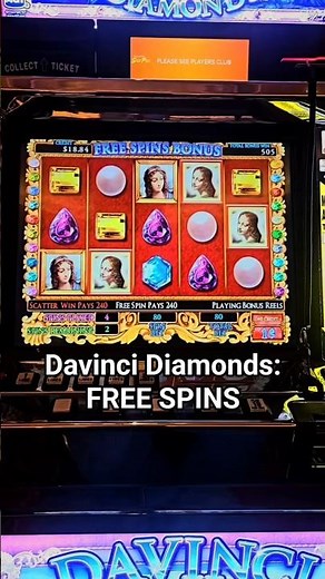 Davinci Diamonds #FREE SPINS #slots #casino #gameplay #classic #lasvegas #reels #gamble