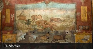 El espectacular fresco de Pompeya con paisajes del Antiguo Egipto recupera su esplendor