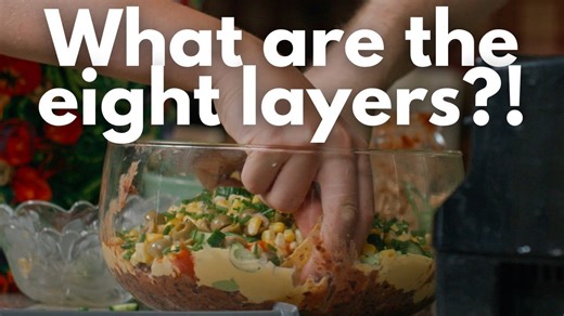 Ultimate vegan eight-layer nacho dip recipe