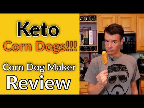 Keto Corn Dogs: Corn Dog Maker Review + 2 Low Carb Recipes