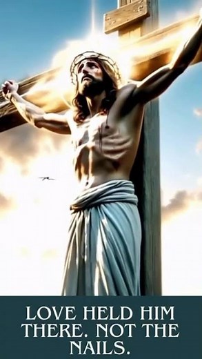 Jesus on the Cross - The Nails Didn’t Hold Him. Love Did.
