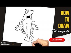 How to draw Crawfish