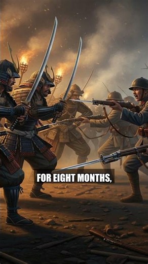 The Last Samurai: When 40,000 Warriors Fought Modern Japan #Shorts