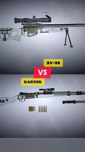 “Kar98k vs SV-98: Bolt-Action Beast Battle 🔥”