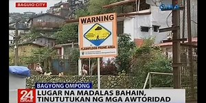 Baguio City braces for floods, landslides brought on by Ompong