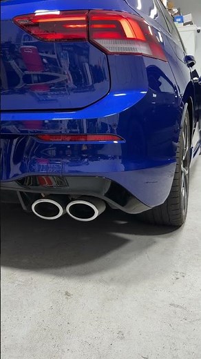 VW Golf R exhaust sound.
