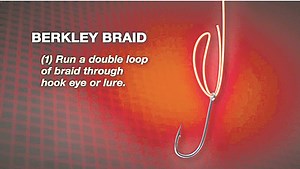 How to tie a Berkley braid knot