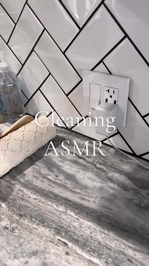 Cleaning My Kitchen Backsplash - ASMR Satisfying Cleaning Session