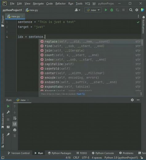 Find a substring in a string #python #pythonprogramming #pythontutorial #pythoncourse #shorts