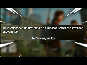 COMO RESOLVER ERRO(80029513) DE DIRETOS AUTORAIS(FACIL E RÁPIDO) PS3