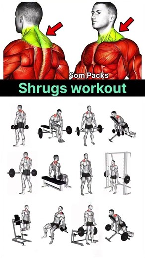 Best Shrugs Workout for Bigger Traps 💪 | Complete Trap Training Guide #workout #homeworkout