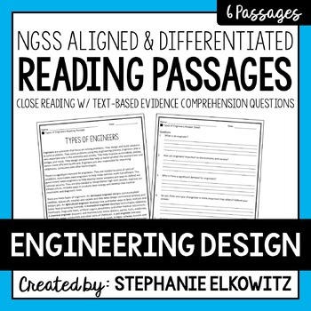 Engineering Design Reading Passages | Printable & Digital | Immersive Reader