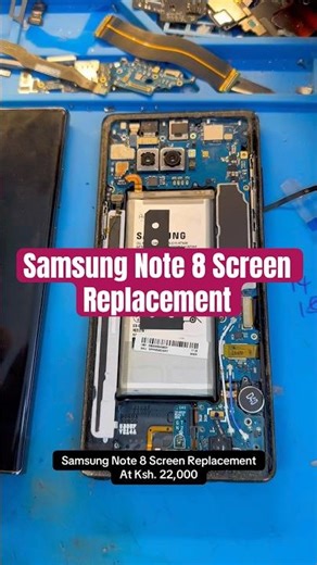 Samsung note 8 screen replacement. #samsungnote8 #screenrepair #samsungnote8screen #phonerepair #fyp