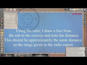 Silent Hunter 5 - How to plot an Intercept course using Distance Speed Time formula