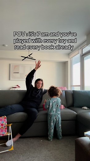 Katie Lou Samuelson on Instagram: "We love an early riser 﫠 I always wanted to be a morning person I guess ❤️藍 @tonies.us on full blast every morning! #momlife"