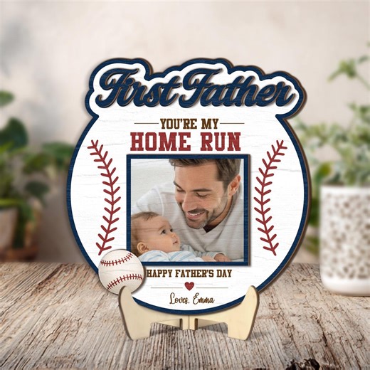 Personalized Baseball Wooden Sign, Custom Name Home Run Sign, Father's Day Gift for Dad, Baseball Player Gift, Sports Room Decor - Etsy