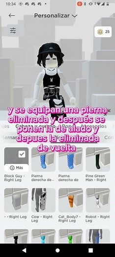 tutorial de cómo no tener pierna en roblox/Brookhaven