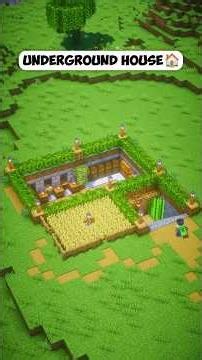 Minecraft Easy Underground House Tutorial 🏡 How to Build #minecraft