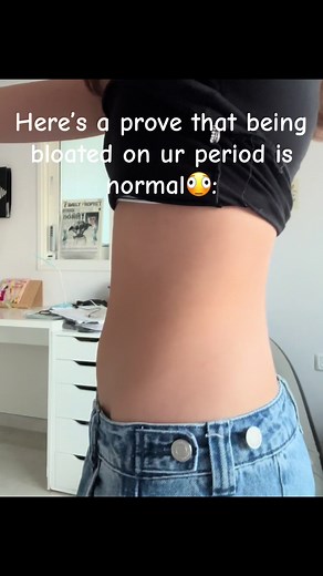 ‏#bloated #period #fyp #normal #healthy | bloating