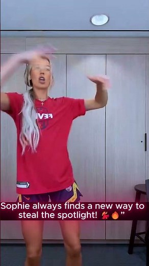 Sophie Cunningham Steals the Spotlight With Her Fun Dance Moves! 💃🔥#SophieCunningham #WNBA