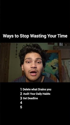 5 Ways to Stop Wasting Your Time