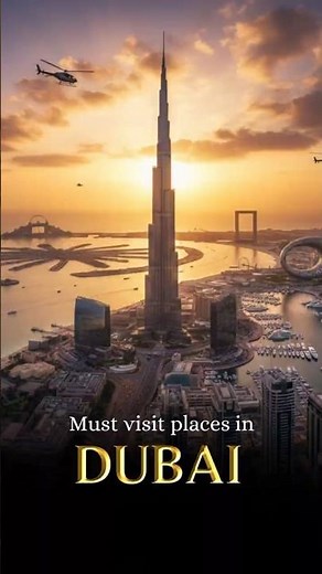 Top Places to Visit in Dubai: A Visual Journey Through Iconic Attractions | Dubai Gini Travel Guide