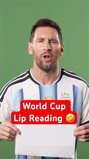 Lip reading the World Cup all stars 🤣