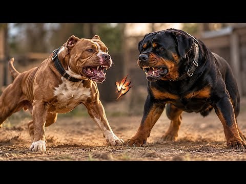 Pitbull vs Rottweiler – Which dog is stronger? 