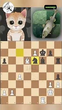 Watch Mittens playing against Stockfish! #shorts #chess #mittens #stockfish