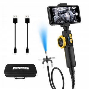 Endoscope Articulating Borescope 6.45mm Industrial inspection camera 2-way 210°   | eBay UK