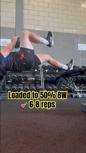 Single Leg Long Lever Hip Thrusts