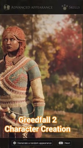 Greedfall 2 Character Creation