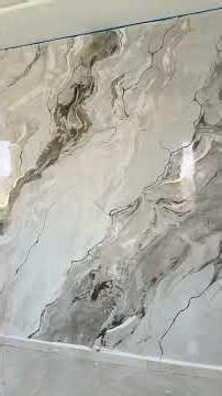 Stunning faux marble paint finish