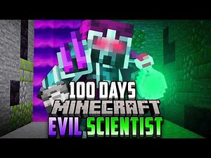I Survived 100 Days as an EVIL SCIENTIST in All the Mons!